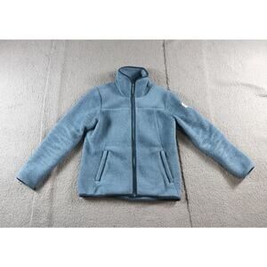 North Face Fleece Jacket Womens Medium Blue Zip Up  Fall 2017